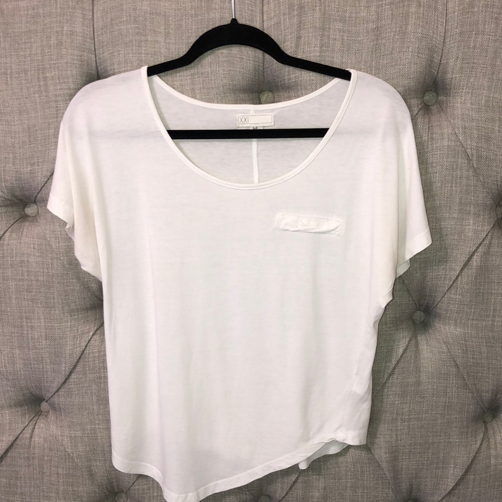 F21 Comfy White Tee
